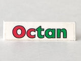 LEGO 2431pb0020 Tile 1 x 4 with &#39;Octan&#39; Pattern (Sticker) - Sets 6397 / 6472 / 6663 - Main Product Image