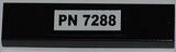 LEGO 2431pb0242 Tile 1 x 4 with 'PN 7288' Pattern (Sticker) - Set 7288 - Main Product Image