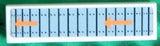 LEGO 2431pb0445 Tile 1 x 4 with Black Lines and Dots and Two Orange Arrows Pattern (Sticker) - Set 7645 - Main Product Image