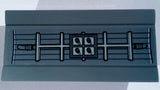 LEGO 2440pb021 Vehicle, Spoiler / Plow Blade 6 x 3 with Hinge with SW Millennium Falcon Radar Pattern (Sticker) - Set 75105 - Main Product Image
