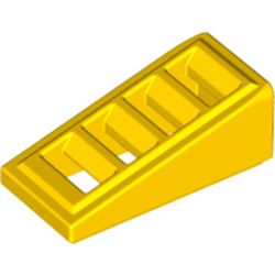 LEGO 61409 Slope 18 2 x 1 x 2/3 with Grille in Yellow - Authentic LEGO Part