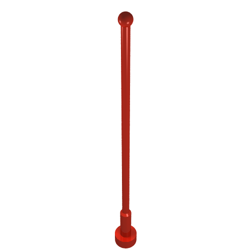 LEGO 2569 Antenna Whip 8H in Red - Authentic LEGO Part