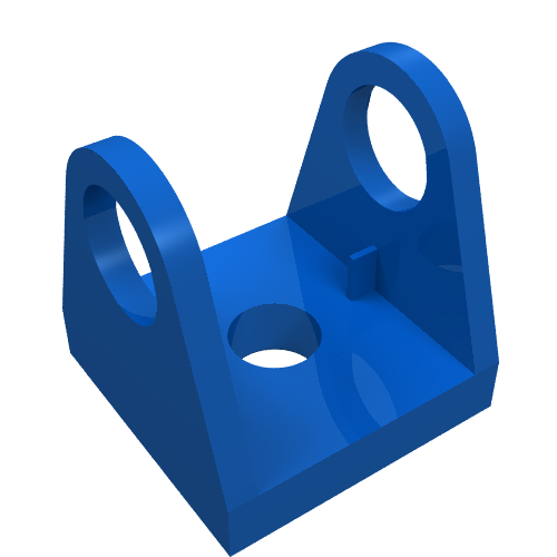 LEGO 2584 String Reel 2 x 2 Holder in Blue - Authentic LEGO Part