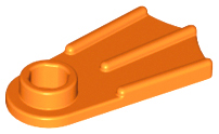 LEGO 2599a Minifigure Footgear Flipper in Orange - Authentic LEGO Part