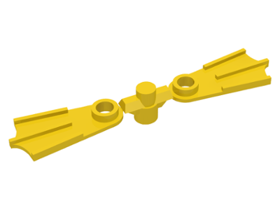 LEGO 2599sprue Minifigure Footgear Flippers, 2 on Sprue - Main Product Image