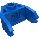 LEGO 2607 Magnet Holder 2 x 3 with Clips and Pin Hole in Blue - Authentic LEGO Part