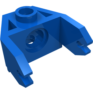 LEGO 2607 Magnet Holder 2 x 3 with Clips and Pin Hole in Blue - Authentic LEGO Part