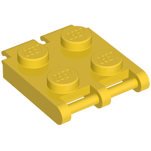 LEGO 312c Scala Jewelry Plate, Modified 2 x 2 (Human Bracelet segment) - Main Product Image