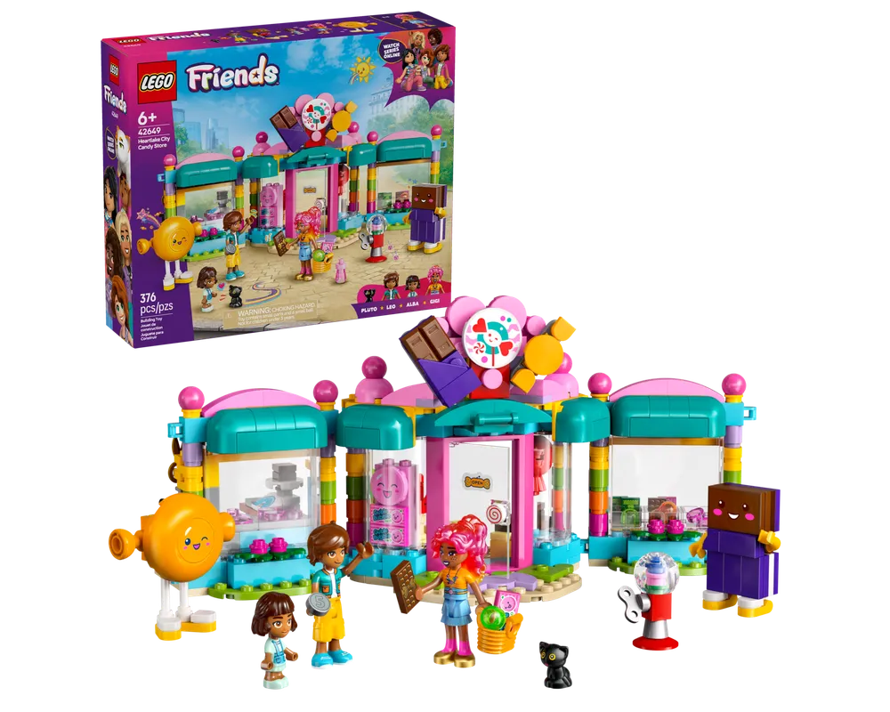 LEGO Friends 42649 - Heartlake City Candy Store - Authentic LEGO Set Main Image