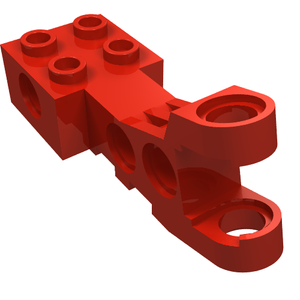 LEGO 2904 Technic Motorcycle Pivot in Red - Authentic LEGO Part