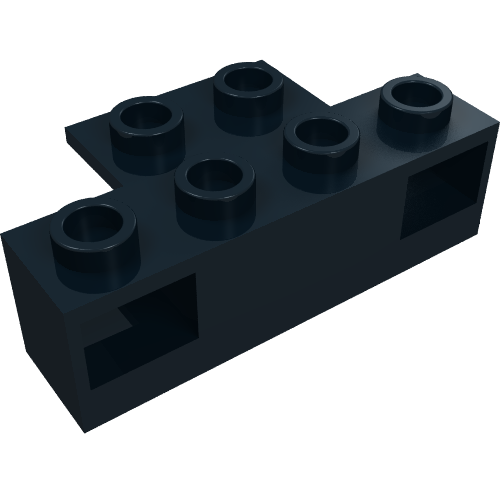 LEGO 2928 Electric, Train Light Prism 1 x 4 Holder in Black - Authentic LEGO Part