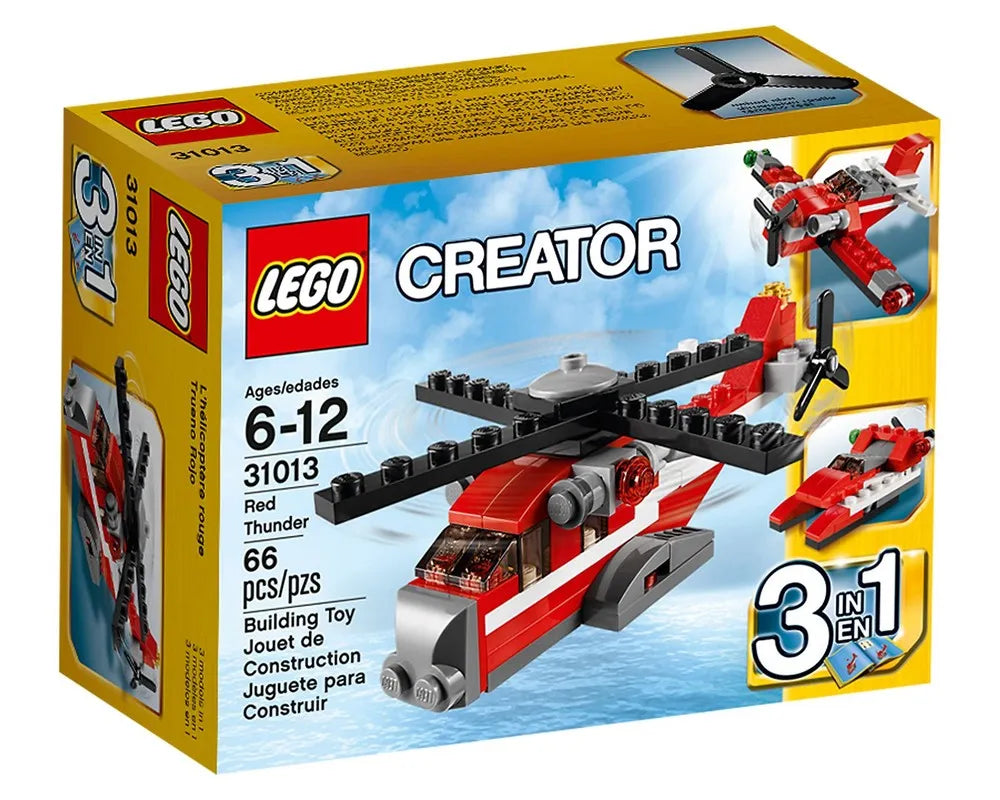 LEGO Creator 31013 - Red Thunder - Authentic LEGO Set Main Image