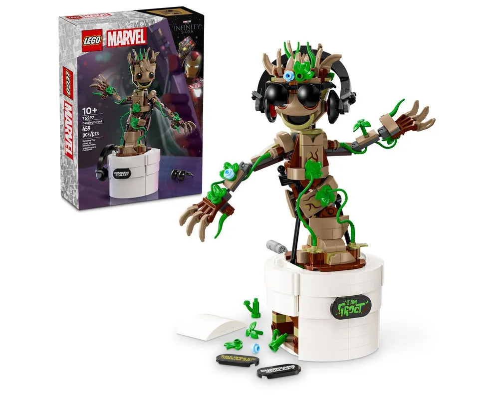 LEGO Super Heroes 76297 - Dancing Groot - Authentic LEGO Set Main Image