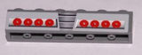 LEGO 3009pb167 Brick 1 x 6 with Grille and Red Taillights Pattern (Sticker) - Set 8158 - Main Product Image