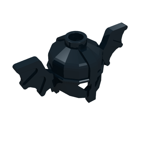 LEGO 30105 Minifigure, Headgear Helmet with Bat Wings - Main Product Image