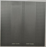 LEGO 30225c01pb03 Baseplate, Road 32 x 32 7-Stud Straight with Double Driveway with 2x 'KEEP CLEAR' Pattern (Stickers) - Set 3368 - Main Product Image