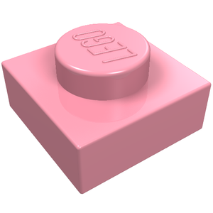 LEGO 3024 Plate 1 x 1 in Pink - Authentic LEGO Part