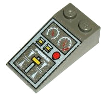 LEGO 30363pb007 Slope 18 4 x 2 with Train Controls Pattern - Main Product Image
