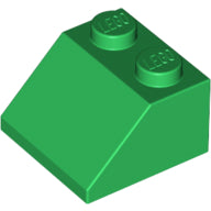LEGO 3039 Slope 45 2 x 2 in Green - Authentic LEGO Part