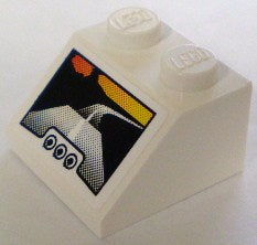 LEGO 3039pb050 Slope 45 2 x 2 with Rear-view Monitor Pattern (Sticker) - Set 8898 - Main Product Image