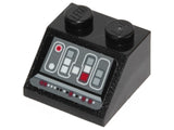LEGO 3039pb125 Slope 45 2 x 2 with SW Millennium Falcon Control Panel Pattern (Sticker) - Sets 75105 / 75257 - Main Product Image