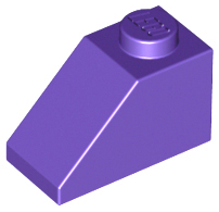 LEGO 3040 Slope 45 2 x 1 in Dark Purple - Authentic LEGO Part