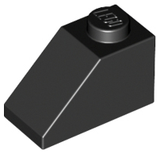 LEGO 3040 Slope 45 2 x 1 in Black - Authentic LEGO Part