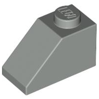 LEGO 3040 Slope 45 2 x 1 in Light Gray - Authentic LEGO Part