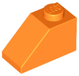 LEGO 3040 Slope 45 2 x 1 in Orange - Authentic LEGO Part