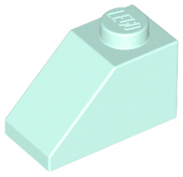 LEGO 3040 Slope 45 2 x 1 in Light Aqua - Authentic LEGO Part