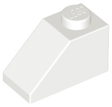 LEGO 3040 Slope 45 2 x 1 in White - Authentic LEGO Part