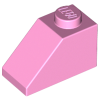 LEGO 3040 Slope 45 2 x 1 in Bright Pink - Authentic LEGO Part