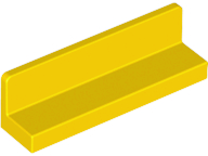 LEGO 30413 Panel 1 x 4 x 1 in Yellow - Authentic LEGO Part