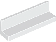 LEGO 30413 Panel 1 x 4 x 1 in White - Authentic LEGO Part