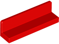 LEGO 30413 Panel 1 x 4 x 1 in Red - Authentic LEGO Part