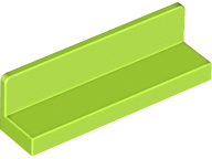 LEGO 30413 Panel 1 x 4 x 1 in Lime - Authentic LEGO Part