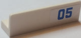 LEGO 30413pb057L Panel 1 x 4 x 1 with Blue '05' Pattern Model Left Side (Sticker) - Set 60045 - Main Product Image