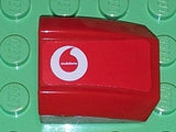 LEGO 30602pb032L Slope, Curved 2 x 2 Lip with Vodafone Pattern Left (Sticker) - Sets 8654 / 8375 - Main Product Image