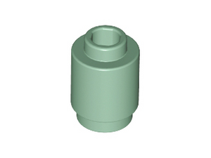 LEGO 3062 Brick, Round  1 x 1 in Sand Green - Authentic LEGO Part