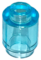 LEGO 3062 Brick, Round  1 x 1 in Trans-Light Blue - Authentic LEGO Part