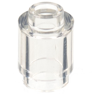 LEGO 3062 Brick, Round  1 x 1 in Trans-Clear - Authentic LEGO Part