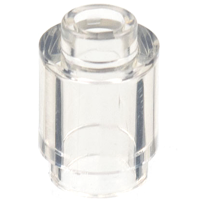 LEGO 3062 Brick, Round  1 x 1 in Trans-Clear - Authentic LEGO Part