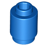 LEGO 3062 Brick, Round  1 x 1 in Blue - Authentic LEGO Part