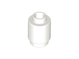LEGO 3062 Brick, Round  1 x 1 in White - Authentic LEGO Part