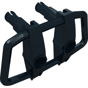 LEGO 30632 Vehicle, Grille 6 x 4 x 3 with Two Pins and Two Pin Holes in Black - Authentic LEGO Part