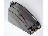 LEGO 30649px1 Windscreen 8 x 4 x 4 Curved with 2 Fingers with Headlights and Res-Q Pattern - Main Product Image