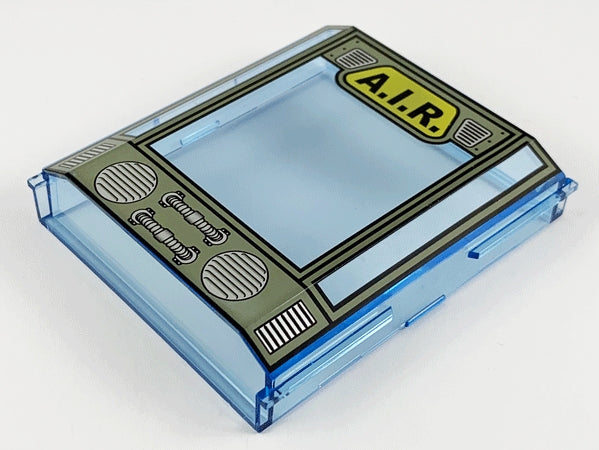 LEGO 30650pb01 Panel 2 x 8 x 8 with A.I.R. Logo and Vents Pattern - Main Product Image