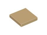 LEGO 3068 Tile 2 x 2 in Dark Tan - Authentic LEGO Part