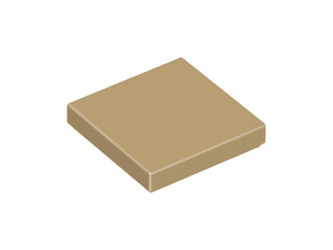 LEGO 3068 Tile 2 x 2 in Dark Tan - Authentic LEGO Part