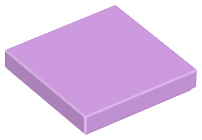 LEGO 3068 Tile 2 x 2 in Medium Lavender - Authentic LEGO Part